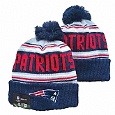 Patriots Team Logo Red Navy Pom Cuffed Knit Hat YD,baseball caps,new era cap wholesale,wholesale hats